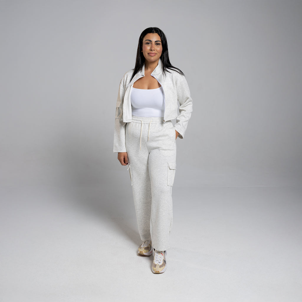 Edge Set (Cropped Jacket & Straight Leg Joggers)