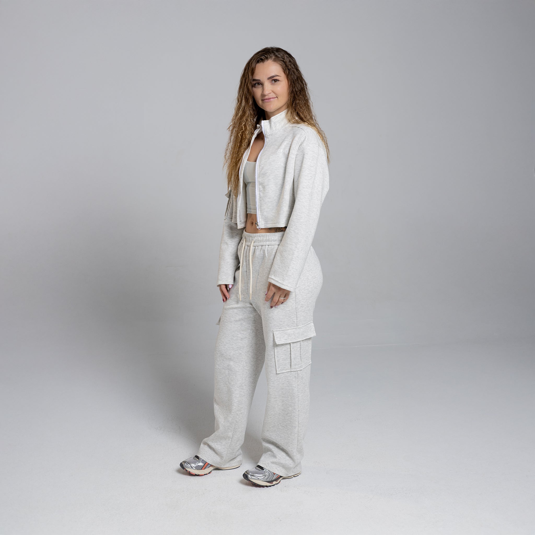 Edge Set (Cropped Jacket & Straight Leg Joggers)