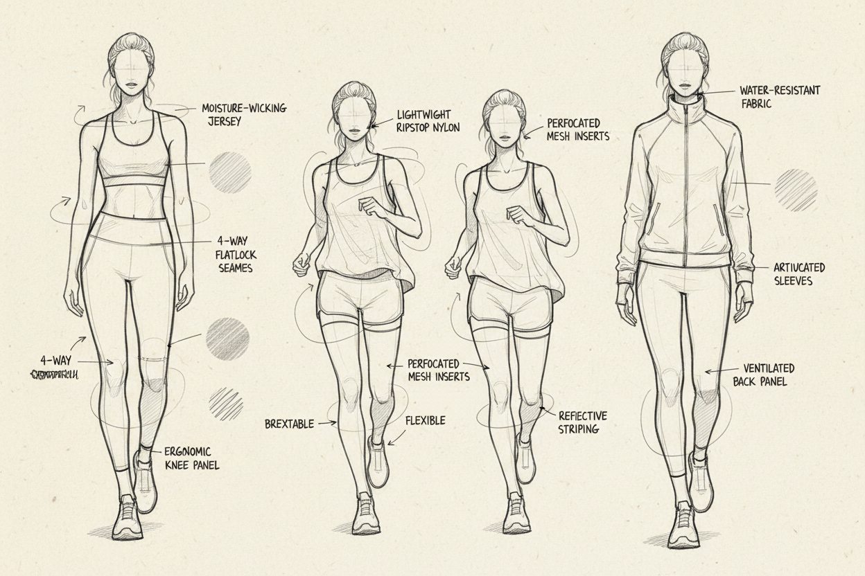 sketches sports wear woman